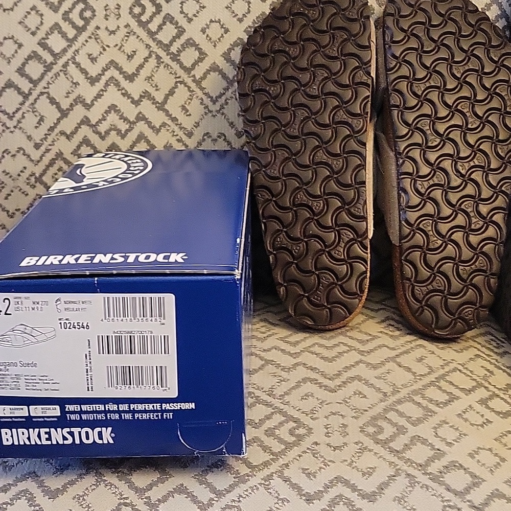 Birkenstock Lugano Soft Footbed Taupe - Picture 5 of 6